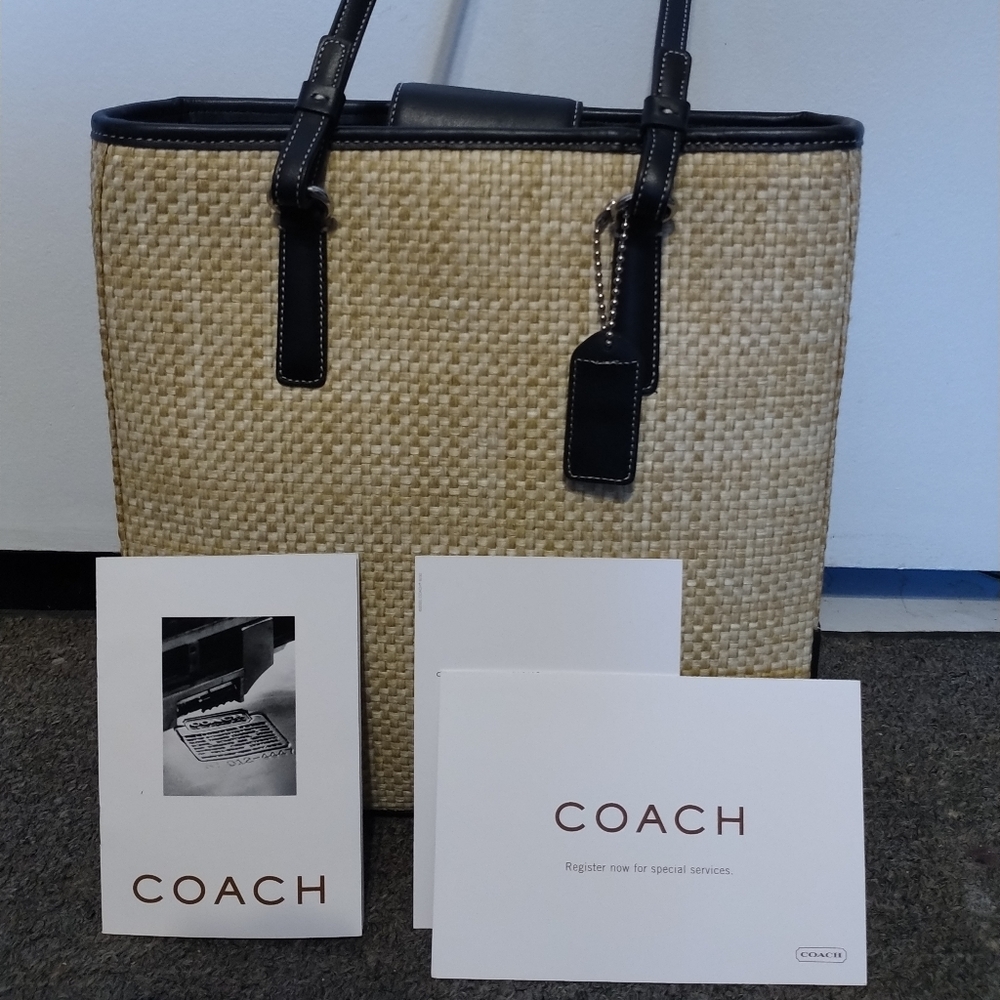 Coach Straw Bag Hobo / Tote